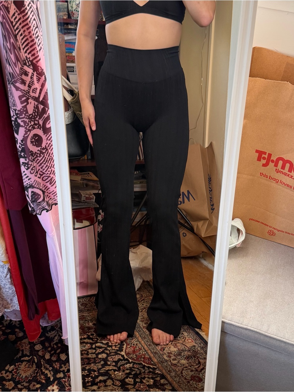 Black Flare Pants
